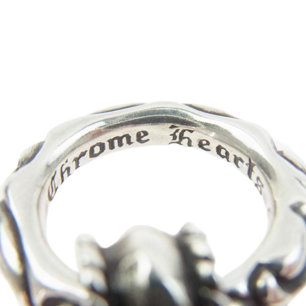 CHROME HEARTS クロムハーツ（原本有） EWLP SCRL アイウェア ループ スクロール バンド レザー ブレイド ネックレス シルバー系【中古】