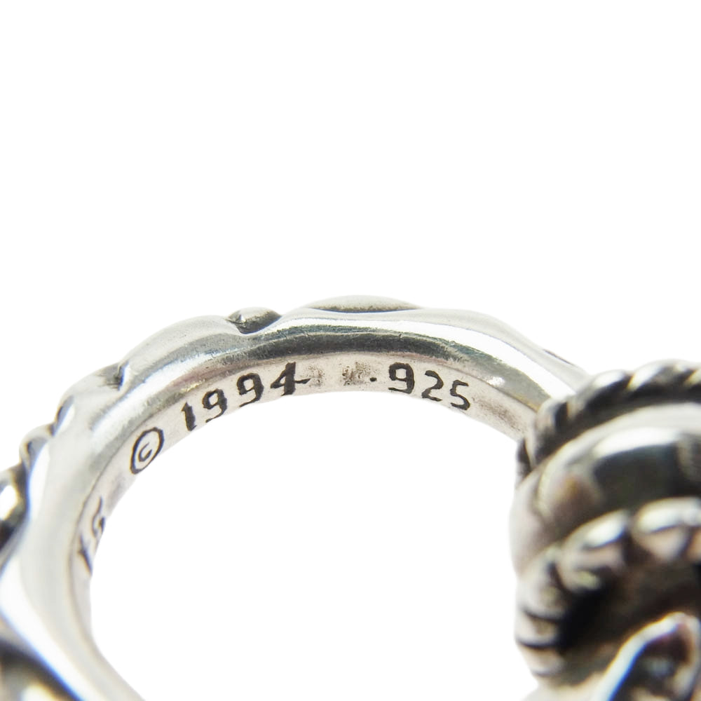 CHROME HEARTS クロムハーツ（原本有） EWLP SCRL アイウェア ループ スクロール バンド レザー ブレイド ネックレス シルバー系【中古】