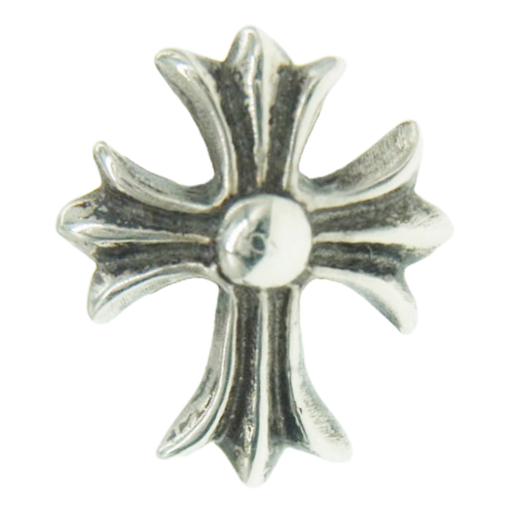 CHROME HEARTS クロムハーツ（原本無） No2 CH クロス スタッド ピアス シルバー系【中古】