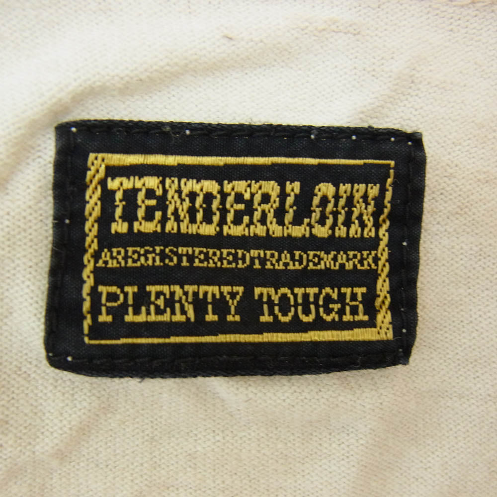 TENDERLOIN テンダーロイン T-HEMP リネン混 ロングスリーブカットソー 長袖 オフホワイト系 M【中古】