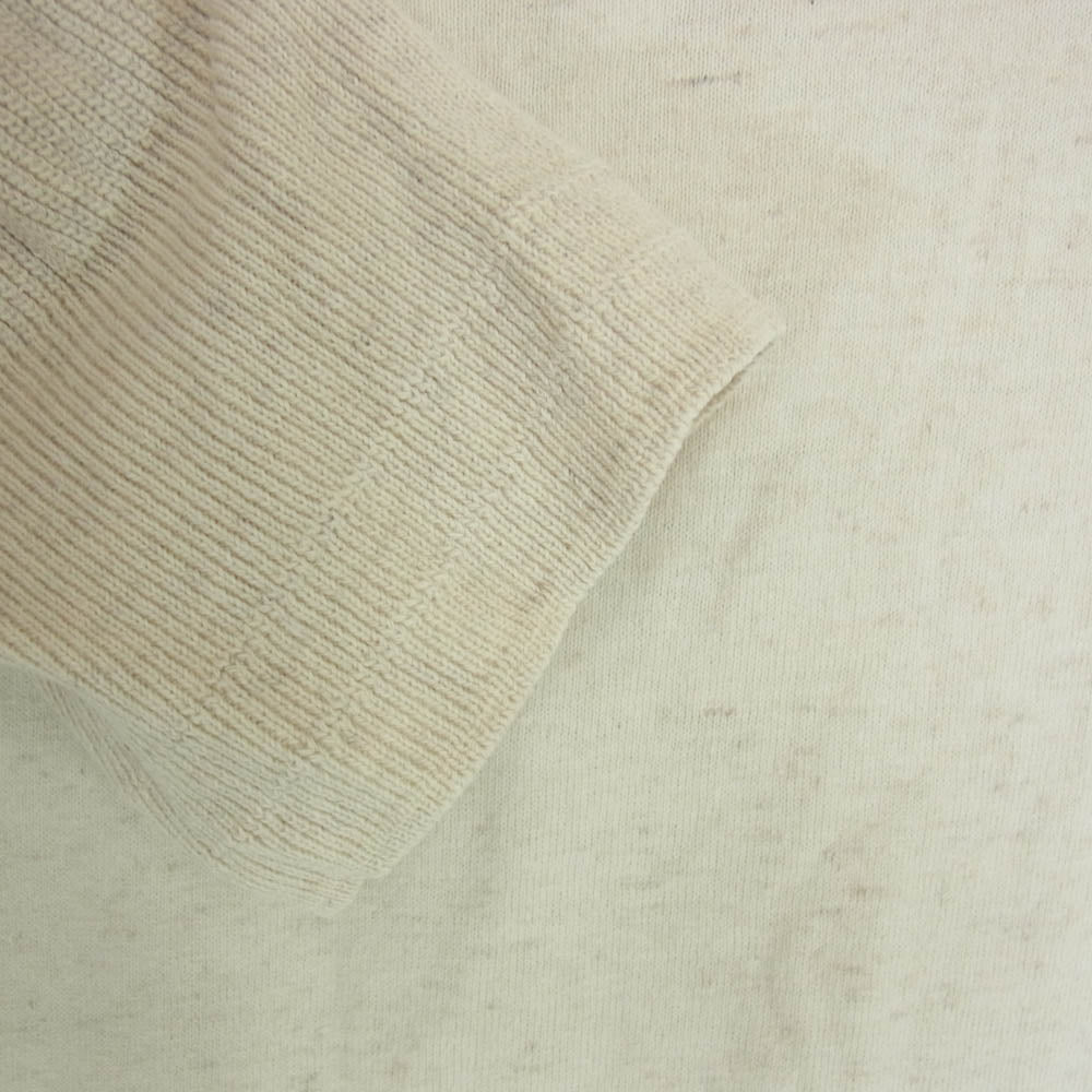 TENDERLOIN テンダーロイン T-HEMP リネン混 ロングスリーブカットソー 長袖 オフホワイト系 M【中古】