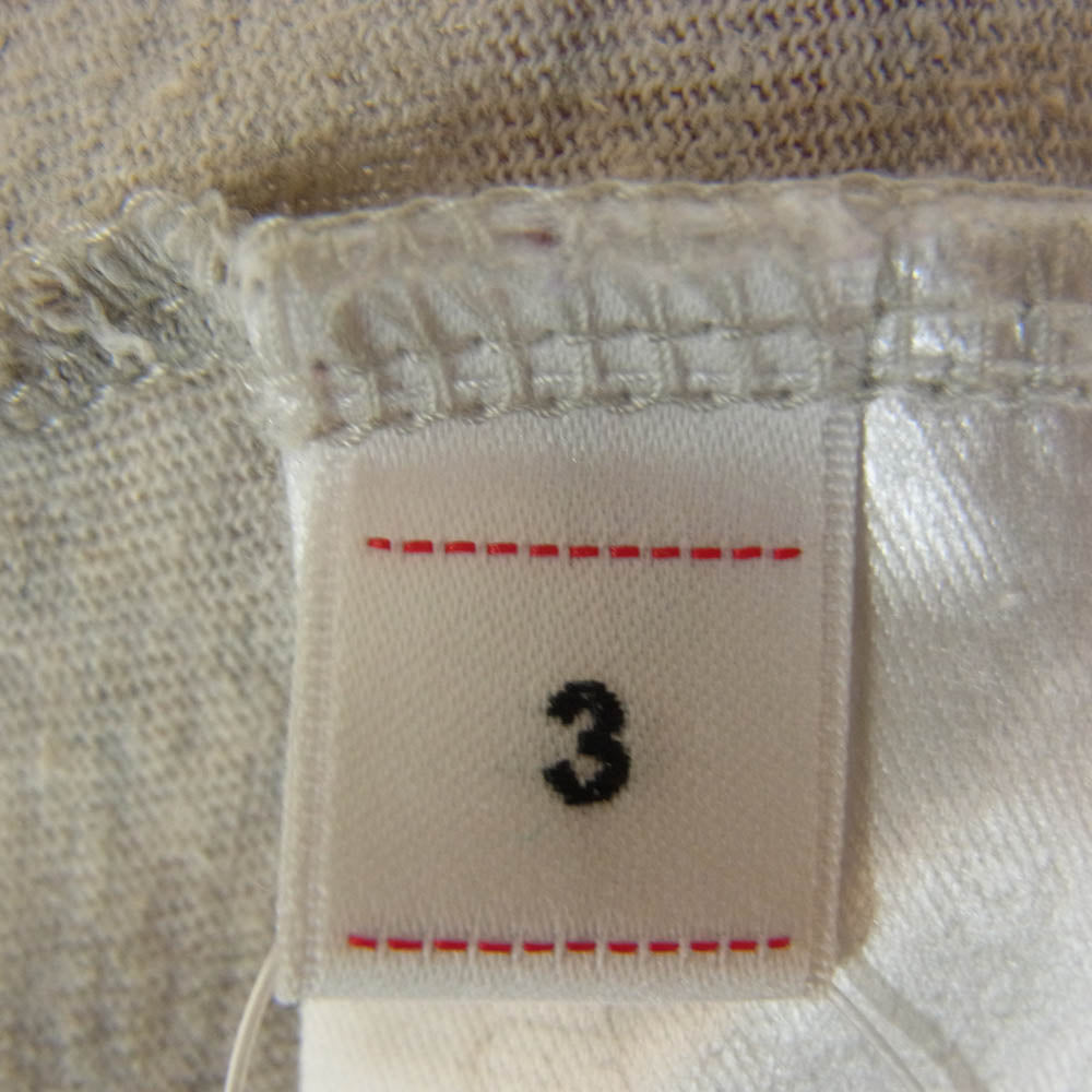 VISVIM ビズビム SUBLIG CREW 3-PACK S/S ワイド クルーネック Tシャツ グレー系 3【中古】