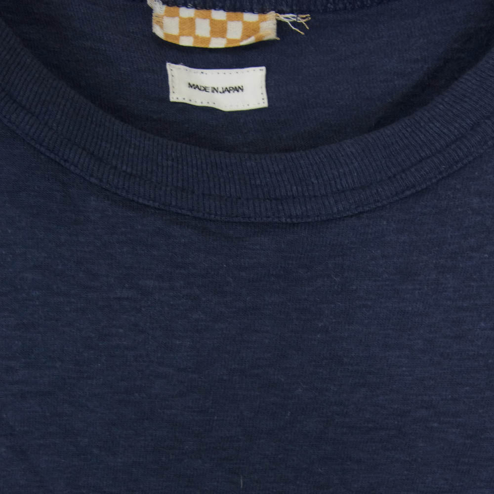 VISVIM ビズビム SUBLIG CREW 3-PACK S/S ワイド クルーネック Tシャツ ネイビー系 3【中古】