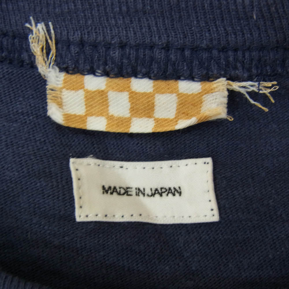 VISVIM ビズビム SUBLIG CREW 3-PACK S/S ワイド クルーネック Tシャツ ネイビー系 3【中古】