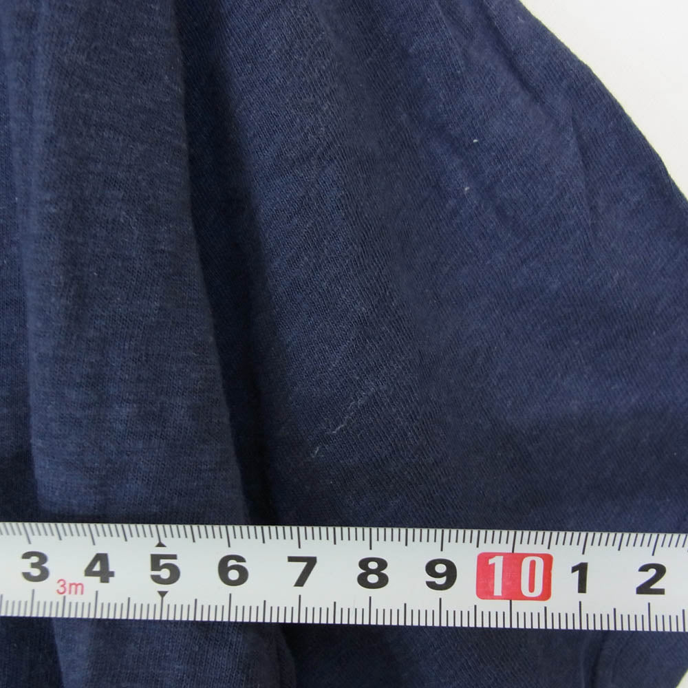 VISVIM ビズビム SUBLIG CREW 3-PACK S/S ワイド クルーネック Tシャツ ネイビー系 3【中古】