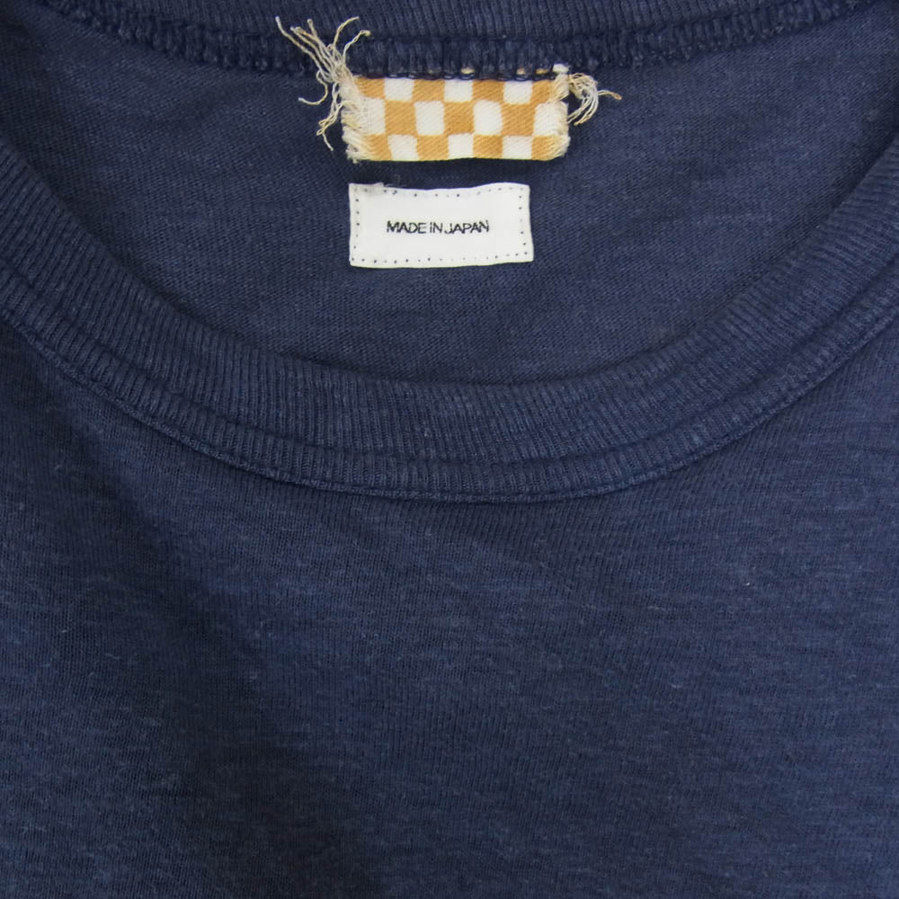 VISVIM ビズビム SUBLIG CREW 3-PACK S/S ワイド クルーネック Tシャツ ネイビー系 3【中古】