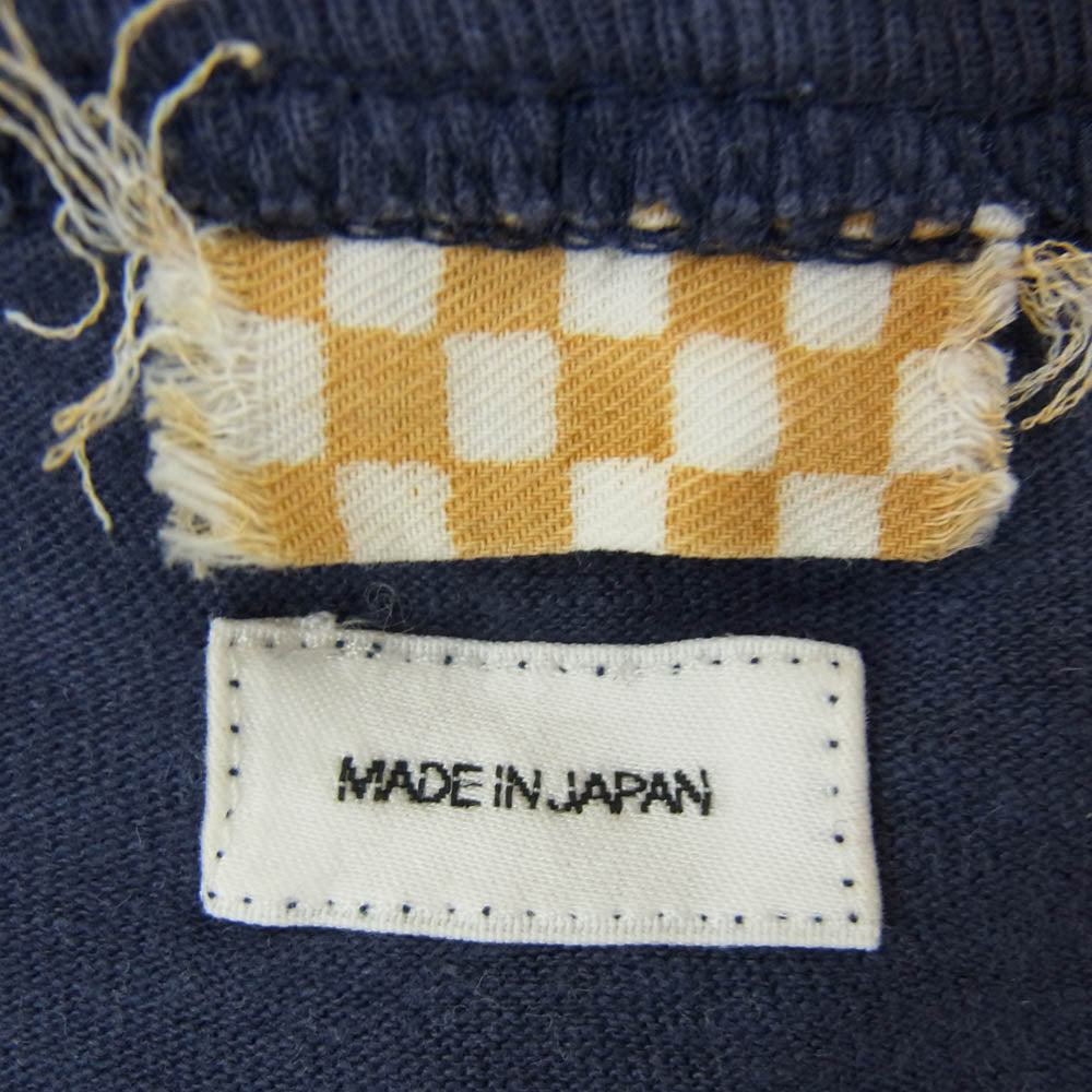 VISVIM ビズビム SUBLIG CREW 3-PACK S/S ワイド クルーネック Tシャツ ネイビー系 3【中古】