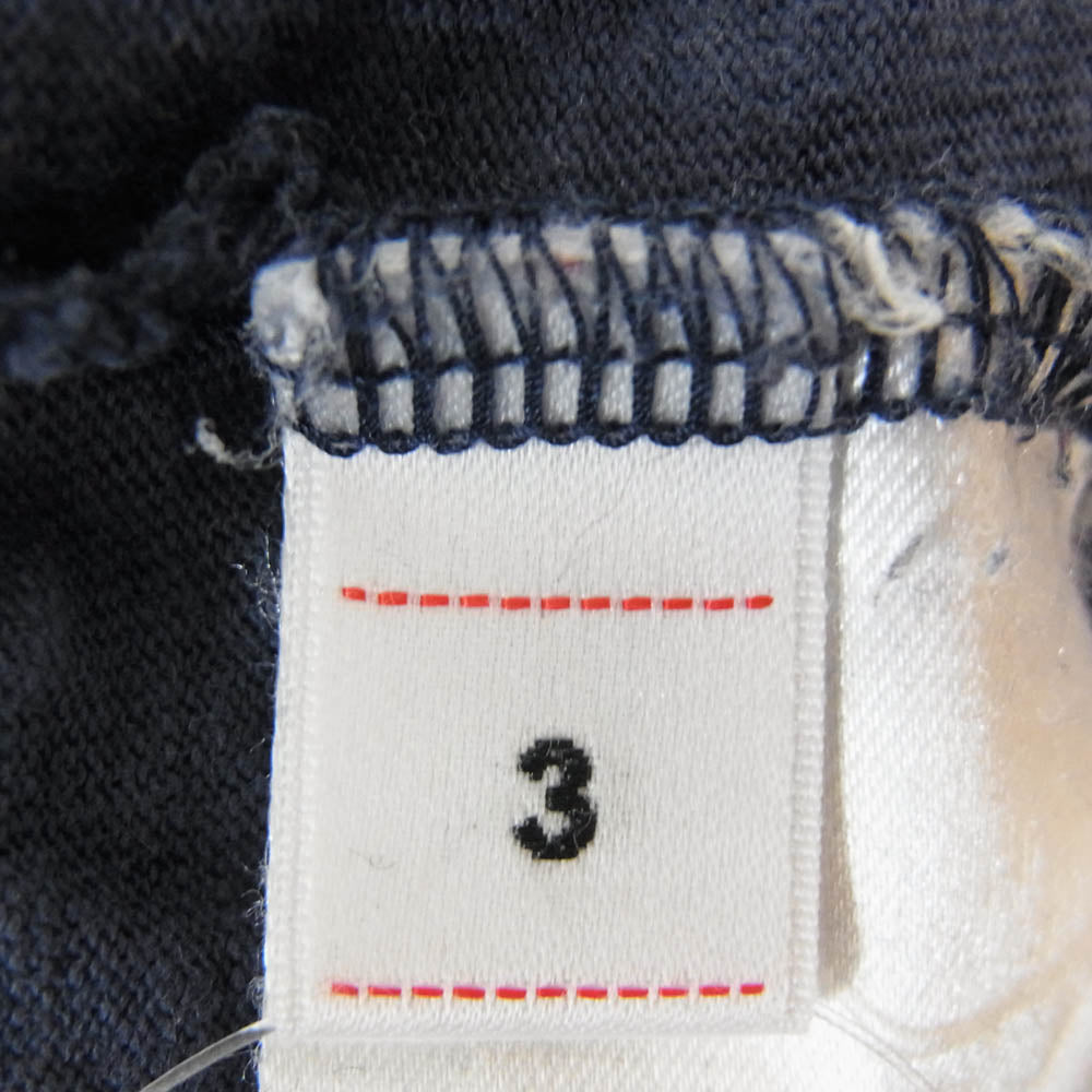 VISVIM ビズビム SUBLIG CREW 3-PACK S/S ワイド クルーネック Tシャツ ネイビー系 3【中古】