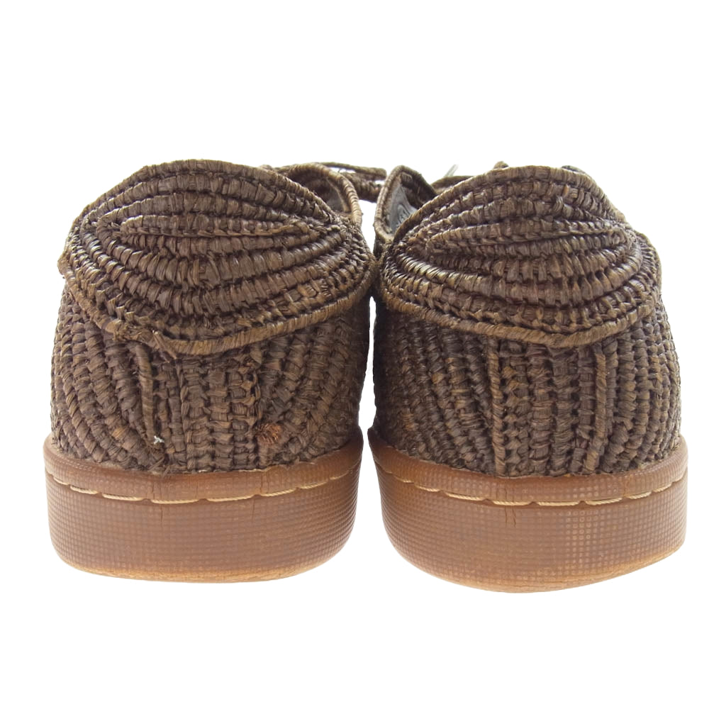 VISVIM ビズビム 16SS 0116102002007 FOLEY RAFFIA-FOLK ローカットスニーカー ブラウン系 US11【中古】