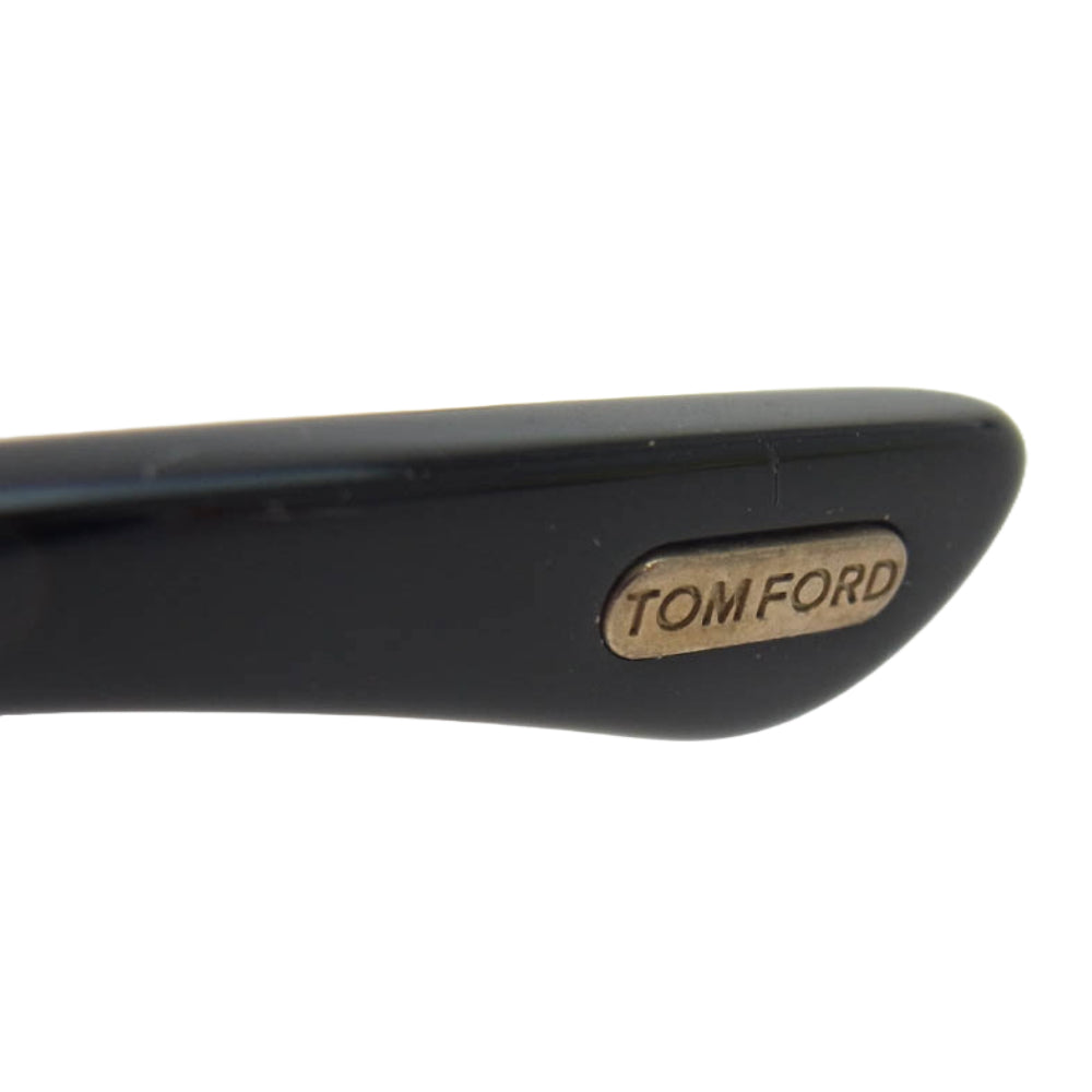 TOM FORD トムフォード TF521 01V Von Bulow カラーレンズ サングラス アイウェア ブラック系 レンズ：ブルー系 52□20 145【中古】