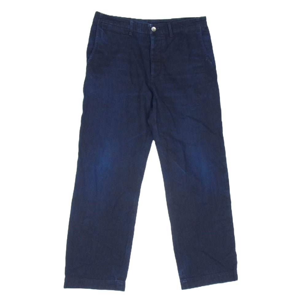 VISVIM ビズビム 21AW 0121205005020 CHINO PANTS HW UNWASHED ボタンフライ チノパンツ 後染め インディゴブルー系 3【中古】