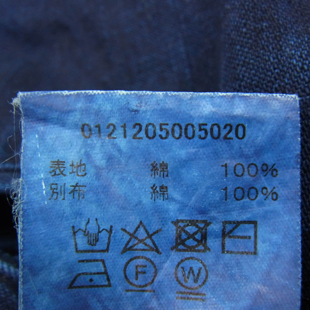 VISVIM ビズビム 21AW 0121205005020 CHINO PANTS HW UNWASHED ボタンフライ チノパンツ 後染め インディゴブルー系 3【中古】