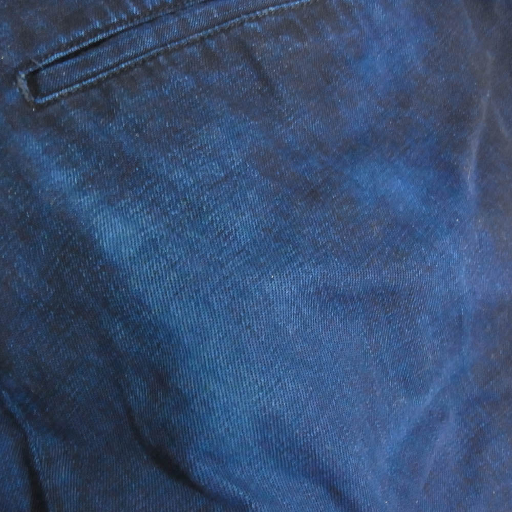 VISVIM ビズビム 21AW 0121205005020 CHINO PANTS HW UNWASHED ボタンフライ チノパンツ 後染め インディゴブルー系 3【中古】
