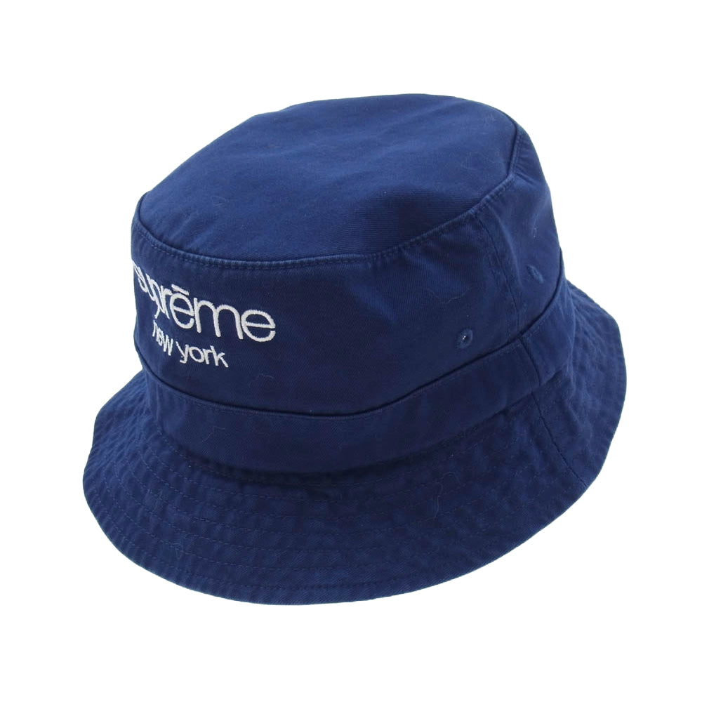 Supreme シュプリーム 24SS Chino Twill Crusher Navy チノ ツイル クラッシャー ネイビー バケットハット ネイビー系 M/L (60cm)【中古】
