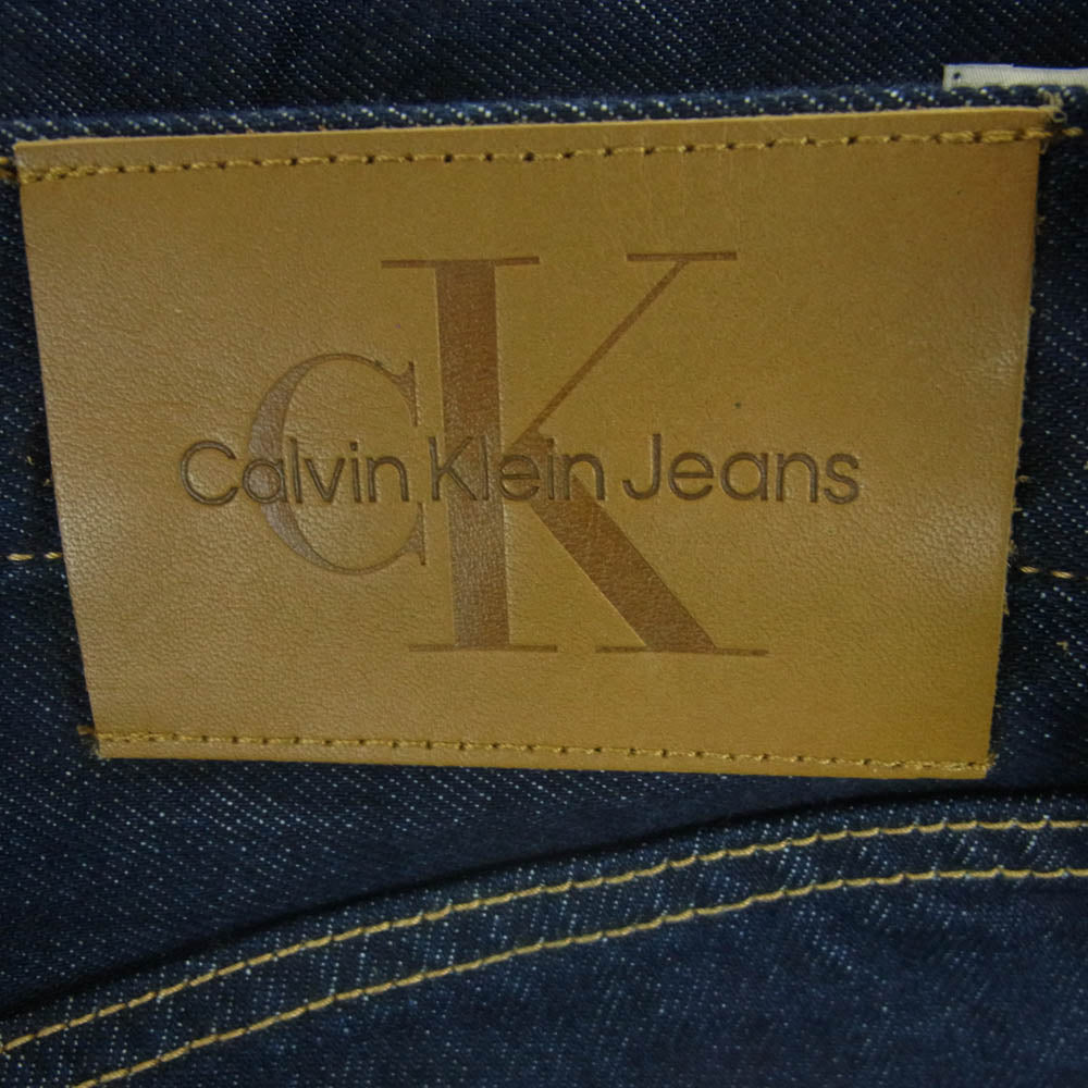 CALVIN KLEIN カルバンクライン J326664 STANDARD STRAIGHT JEANS スタンダード ストレート デニム パンツ インディゴブルー系 W30 L32【新古品】【未使用】【中古】
