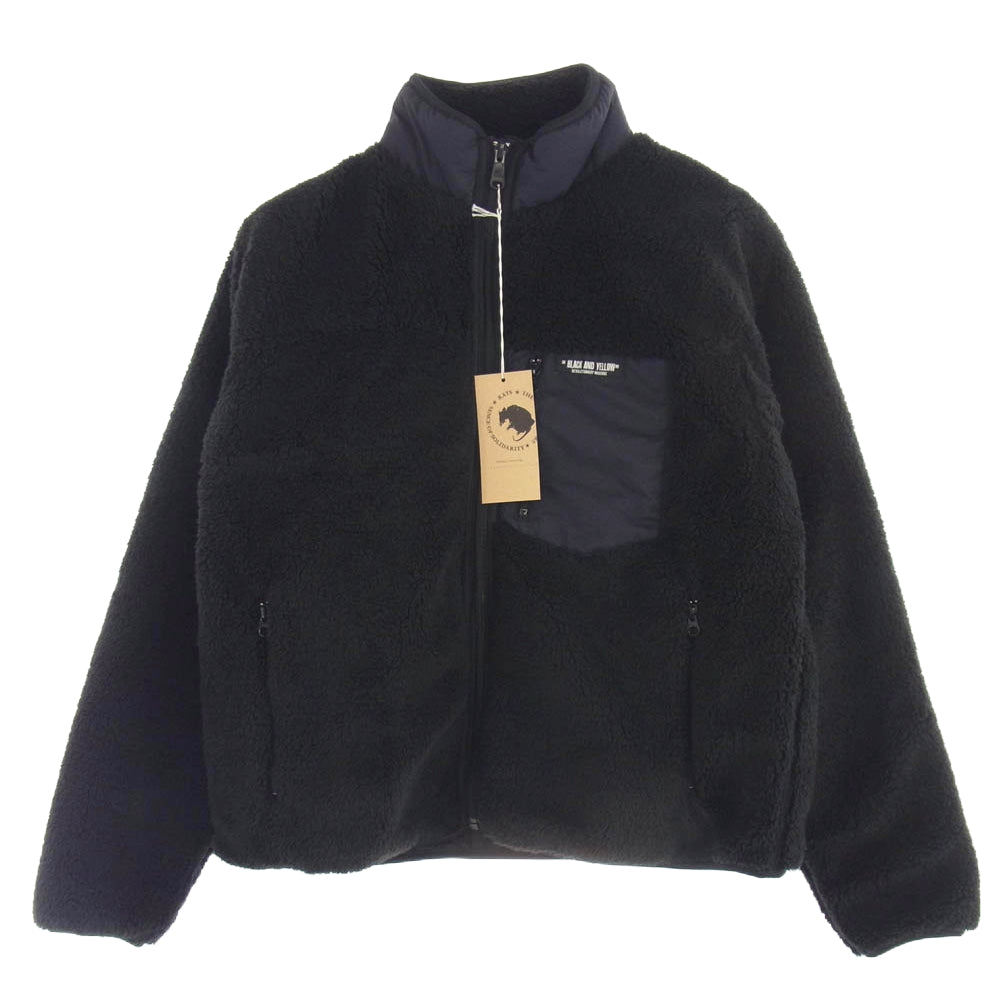 RATS ラッツ 24'RJ-1105 ZIP FLEECE BLACK ジップ フリースジャケット