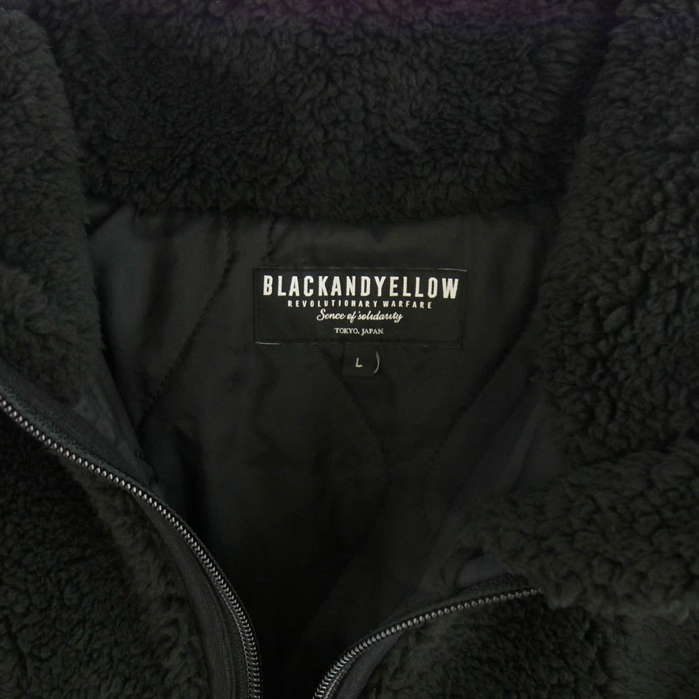RATS ラッツ 24'RJ-1105 ZIP FLEECE BLACK ジップ フリースジャケット ブラック系 L【新古品】【未使用】【中古】