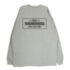 NEIGHBORHOOD ネイバーフッド 22AW 222PCNH-LT01 NH TEE-1 LS.CO ロゴプリント 長袖 Tシャツ ロンT カットソー グレー系 L【中古】