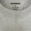 NEIGHBORHOOD ネイバーフッド 22AW 222PCNH-LT01 NH TEE-1 LS.CO ロゴプリント 長袖 Tシャツ ロンT カットソー グレー系 L【中古】