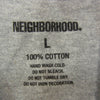 NEIGHBORHOOD ネイバーフッド 22AW 222PCNH-LT01 NH TEE-1 LS.CO ロゴプリント 長袖 Tシャツ ロンT カットソー グレー系 L【中古】