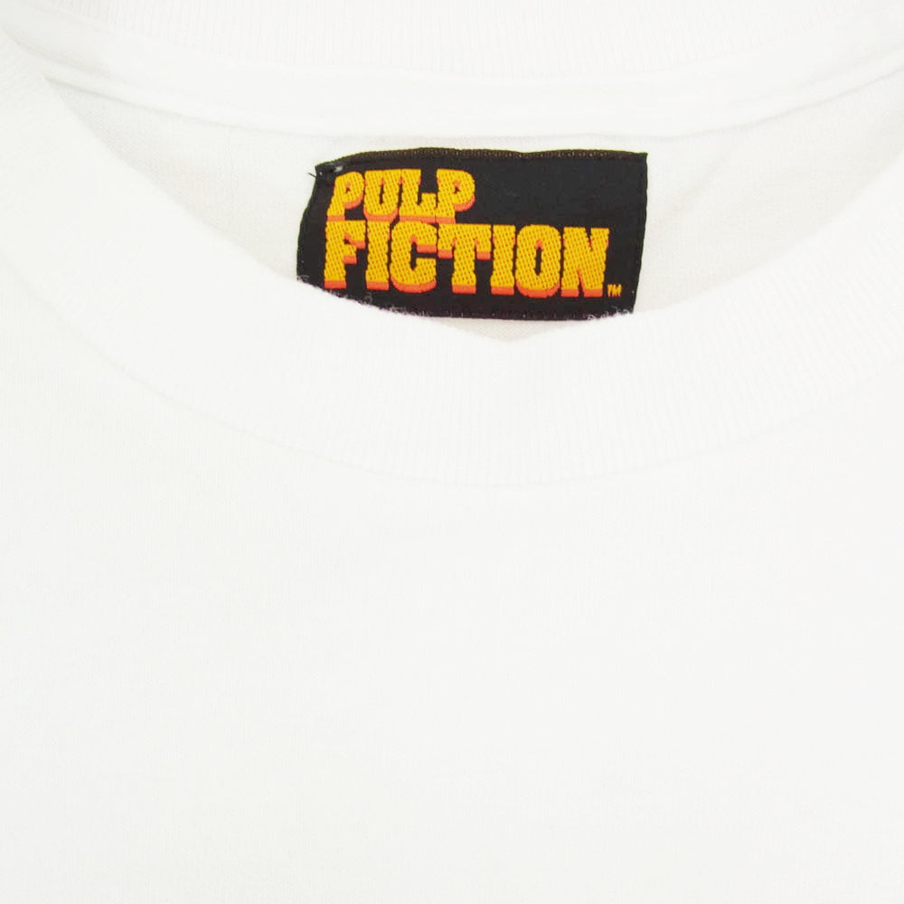 WACKO MARIA ワコマリア PF-WM-TEE07 PULP FICTION CREW NECK T-SHIRT TYPE-5 パルプフィクション プリント Tシャツ ホワイト系 M【中古】