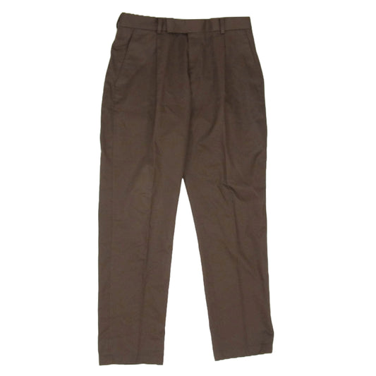 WACKO MARIA ワコマリア タック テーパード トラウザー スラックス パンツ ブラウン系 M【中古】
