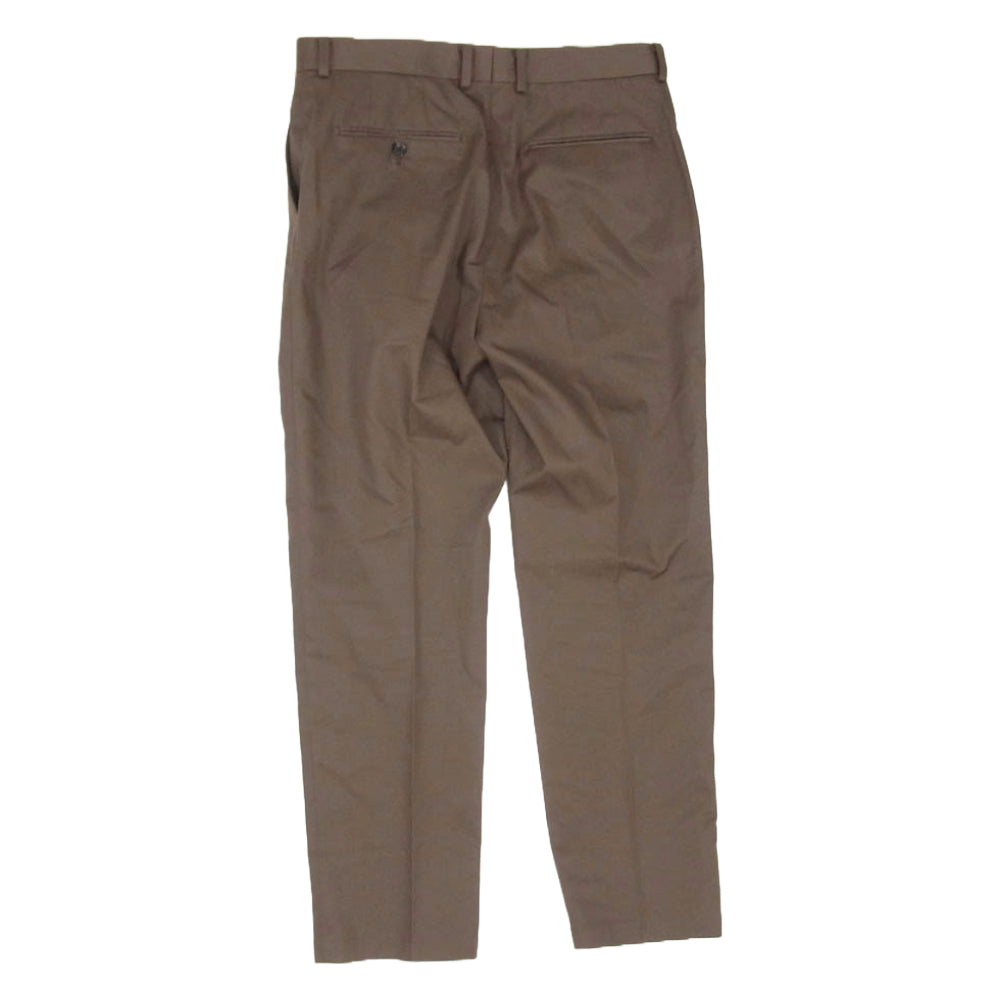 WACKO MARIA ワコマリア タック テーパード トラウザー スラックス パンツ ブラウン系 M【中古】