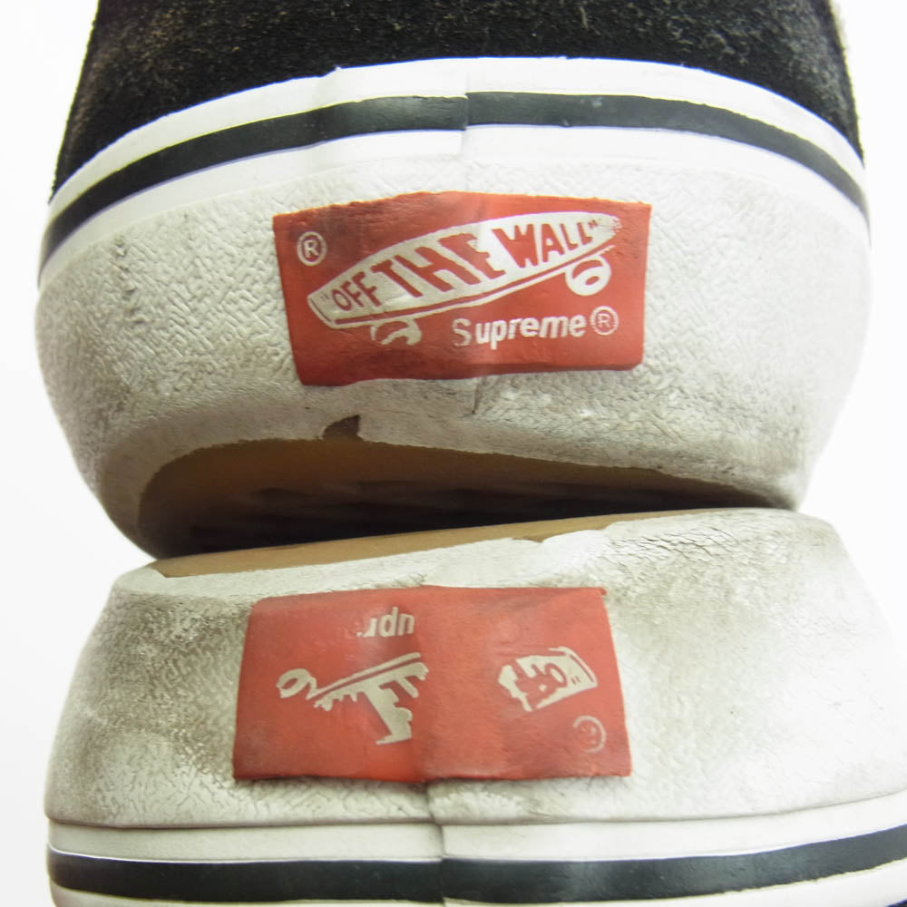 Supreme シュプリーム × VANS 16AW VN0A38Z3JLW Checker Logo Sk8-Hi チェッカー ロゴ スケート ハイカットスニーカー ブラック系 ホワイト系 27cm【中古】