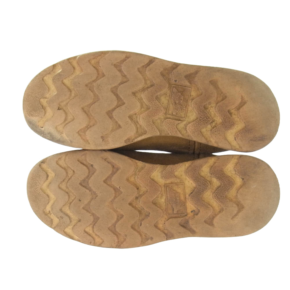 RED WING レッドウィング 8168 90's プリント羽タグ PECOS ペコスブーツ スエード ライトブラウン系 7【中古】