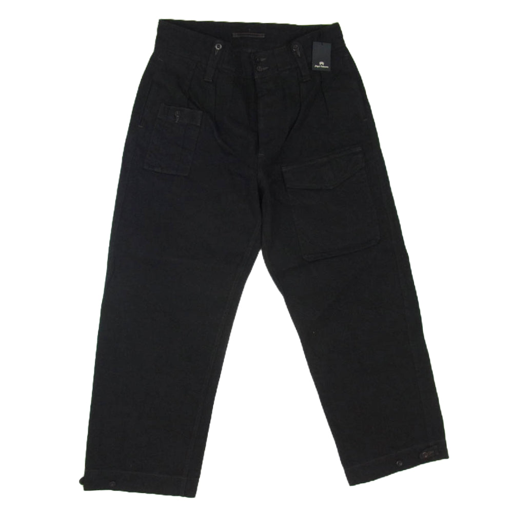 Nigel Cabourn ナイジェルケーボン 8050-00-5031 BRITISH ARMY PANT LOOSE DENIM ブリティッシュ アーミー パンツ ルーズ デニム ブラック系 36【中古】