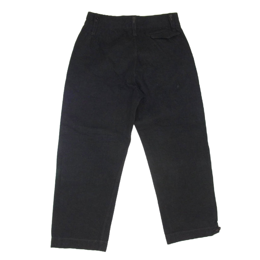 Nigel Cabourn ナイジェルケーボン 8050-00-5031 BRITISH ARMY PANT LOOSE DENIM ブリティッシュ アーミー パンツ ルーズ デニム ブラック系 36【中古】