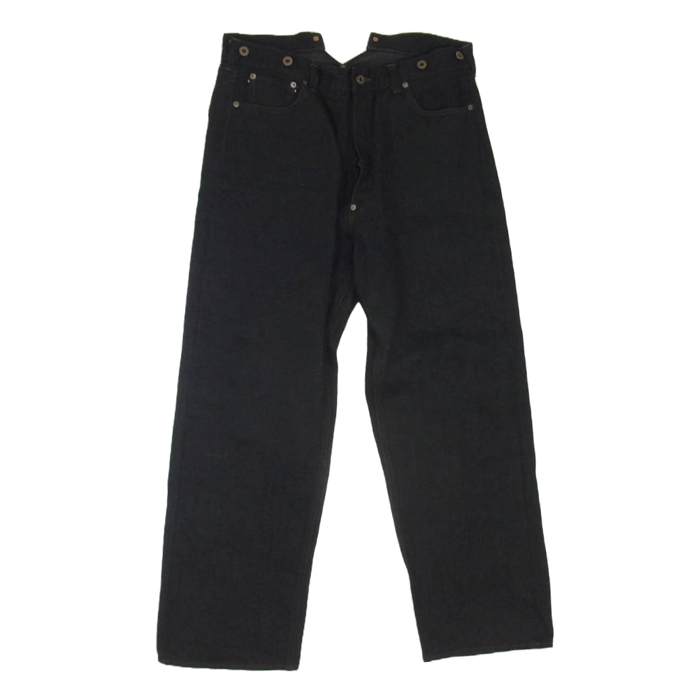 Nigel Cabourn ナイジェルケーボン 8050-00-50026 RAILMAN DENIM PANT 5 POCKET JEANS レイルマン デニム パンツ ブラック系 34【中古】