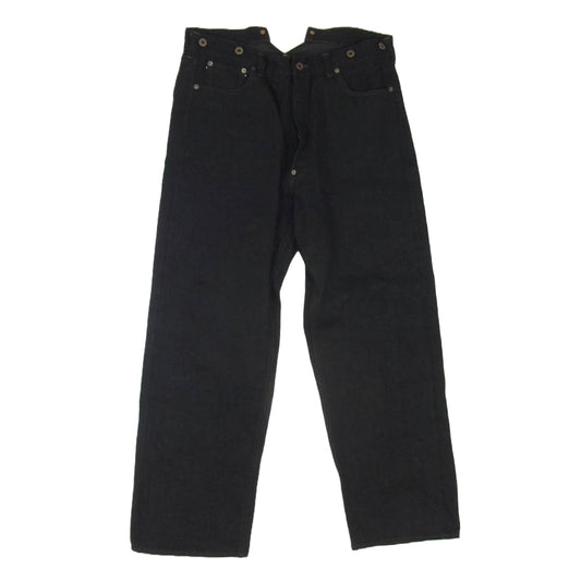 Nigel Cabourn ナイジェルケーボン 8050-00-50026 RAILMAN DENIM PANT 5 POCKET JEANS レイルマン デニム パンツ ブラック系 34【中古】