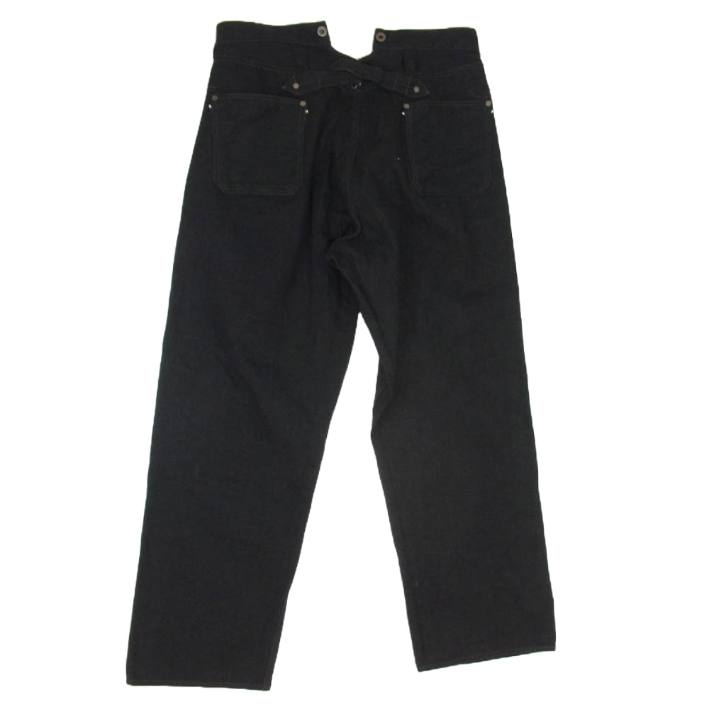 Nigel Cabourn ナイジェルケーボン 8050-00-50026 RAILMAN DENIM PANT 5 POCKET JEANS レイルマン デニム パンツ ブラック系 34【中古】
