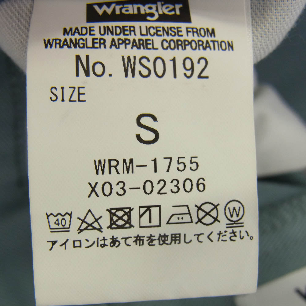 WACKO MARIA ワコマリア 23AW Wrangler ラングラー WRANCHER DRESS JEANS L-BLUE ランチャードレス ジーンズ パンツ ライトブルー系 S【中古】