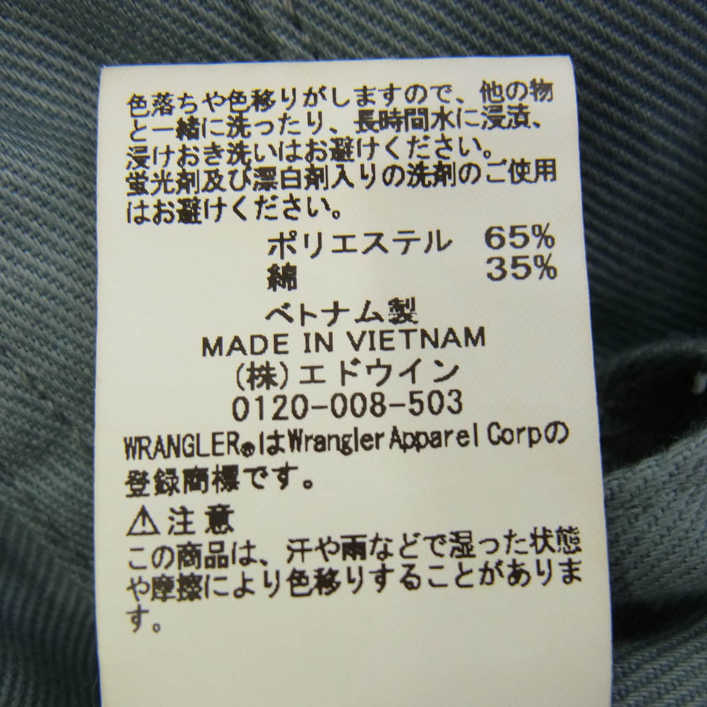 WACKO MARIA ワコマリア 23AW Wrangler ラングラー WRANCHER DRESS JEANS L-BLUE ランチャードレス ジーンズ パンツ ライトブルー系 S【中古】