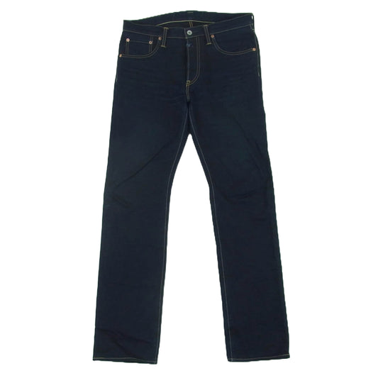 IRON HEART アイアンハート 666S-14ib 14oz セルビッチ デニム タイト ストレート パンツ インディゴブルー系 W34【中古】