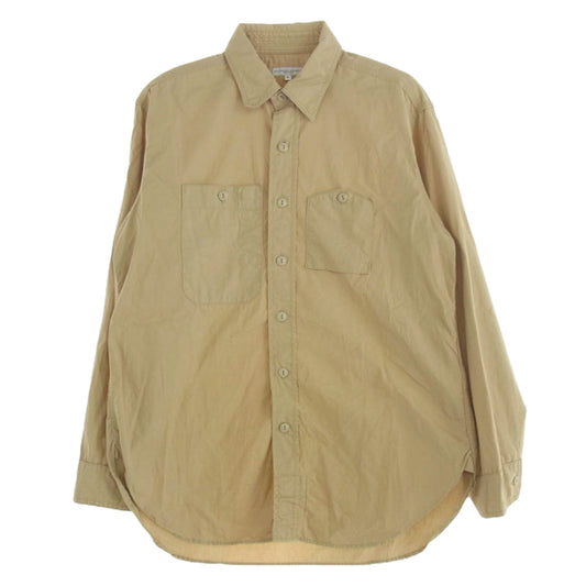 Engineered Garments エンジニアードガーメンツ ポケット付き 長袖 シャツ ベージュ系 S【中古】