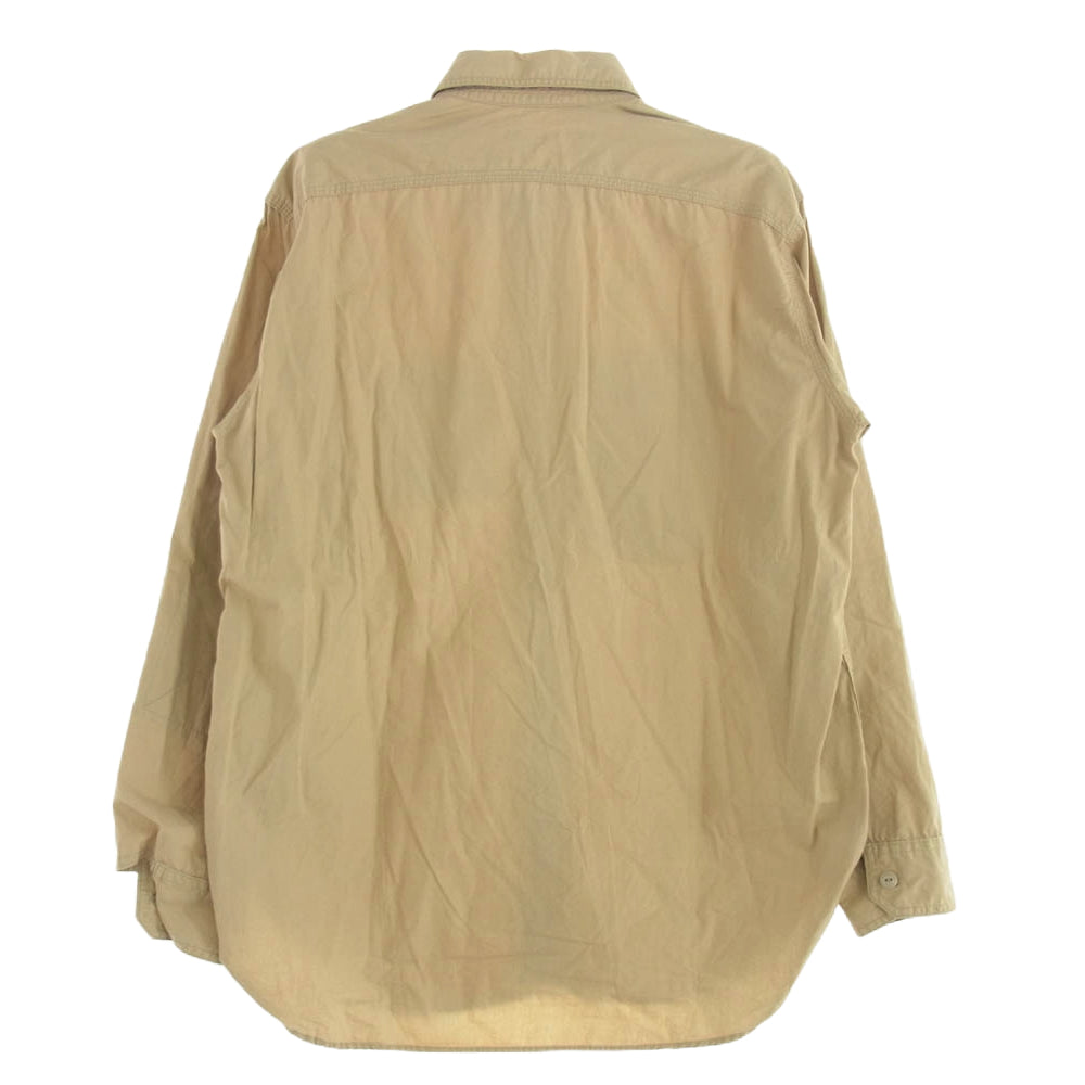 Engineered Garments エンジニアードガーメンツ ポケット付き 長袖 シャツ ベージュ系 S【中古】