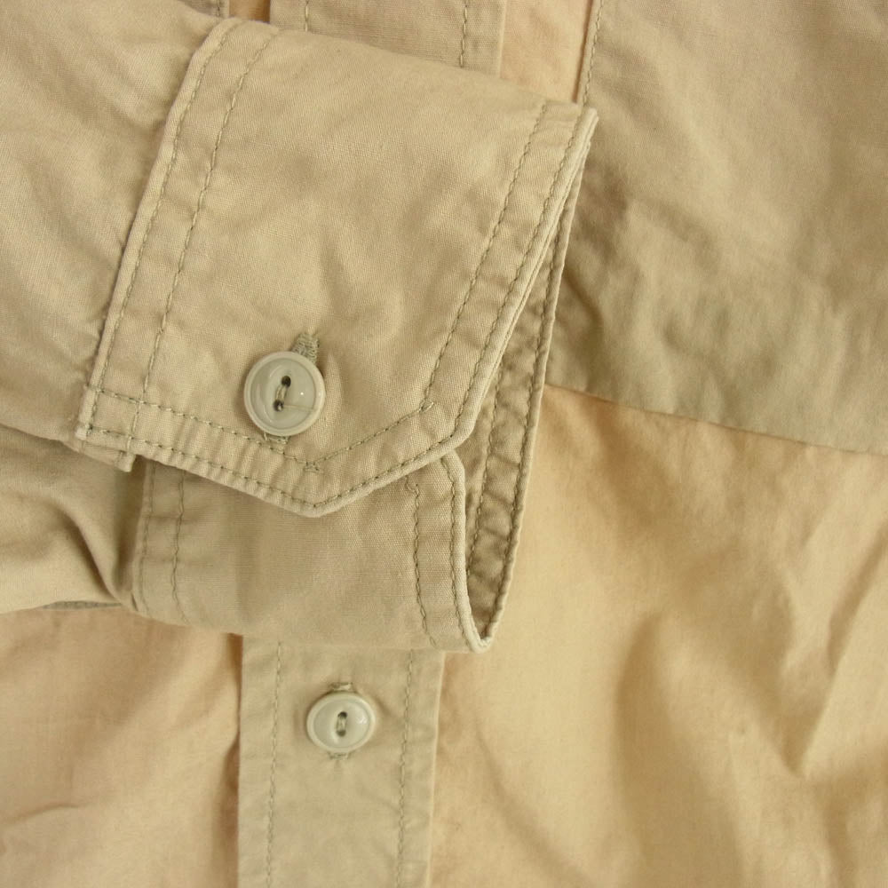 Engineered Garments エンジニアードガーメンツ ポケット付き 長袖 シャツ ベージュ系 S【中古】