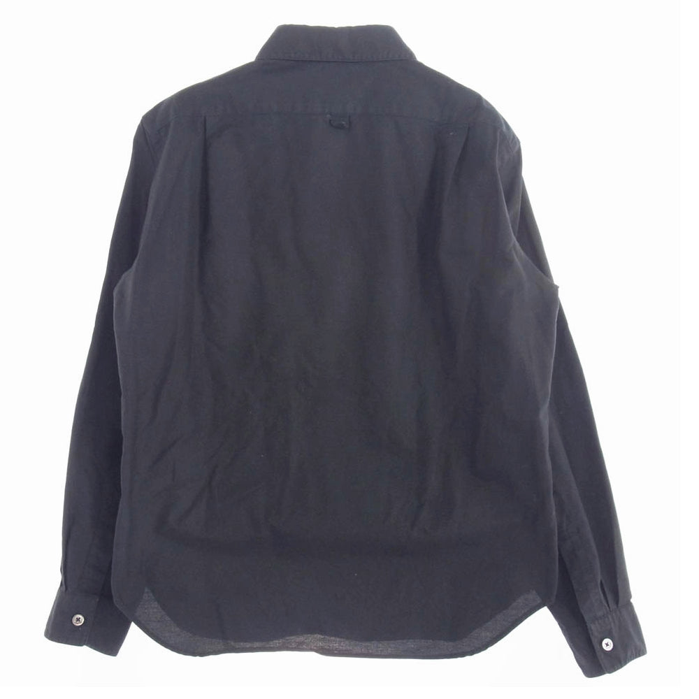 MARGARET HOWELL マーガレットハウエル 579-6250007 コットン 長袖 シャツ ブラック ブラック系 M【中古】