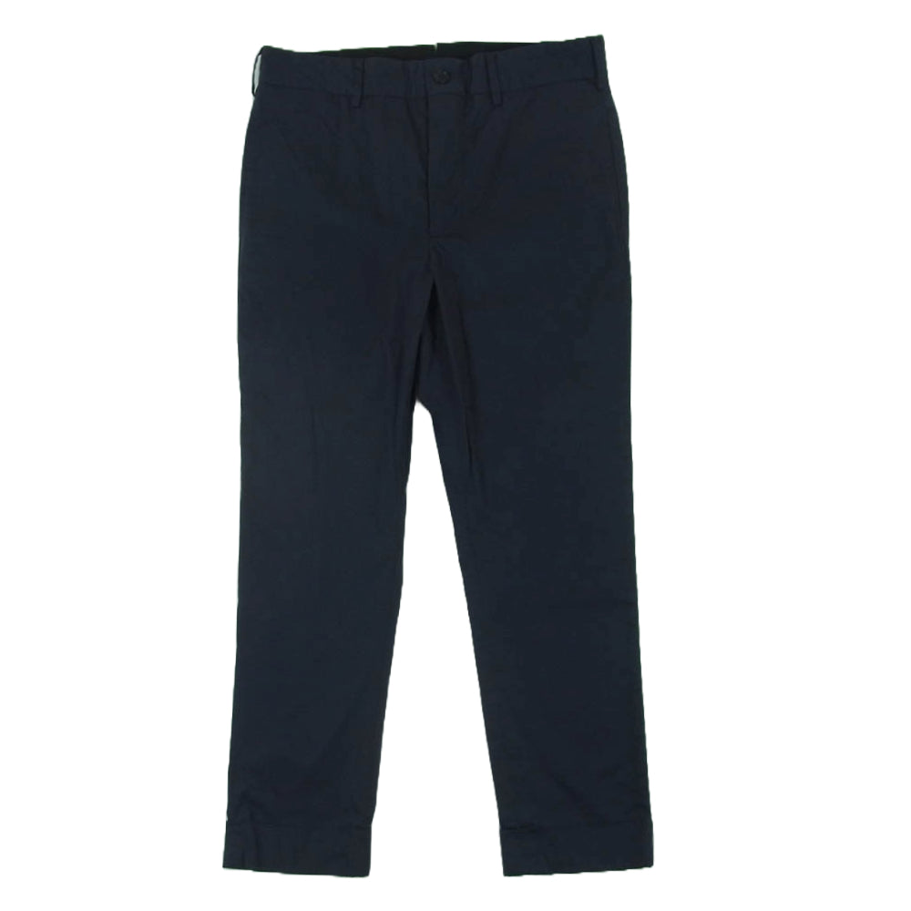 Engineered Garments エンジニアードガーメンツ ベルト付き スラックス パンツ コットン アメリカ製 ネイビー系 32【中古】