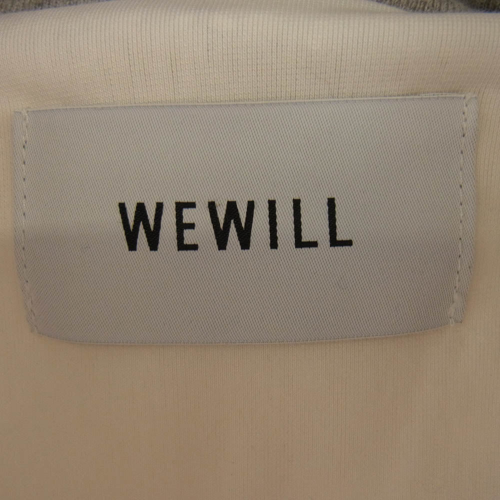WEWILL ウィーウィル W-000-8012 ヘビーウェイト ジップ パーカー グレー系 2【中古】