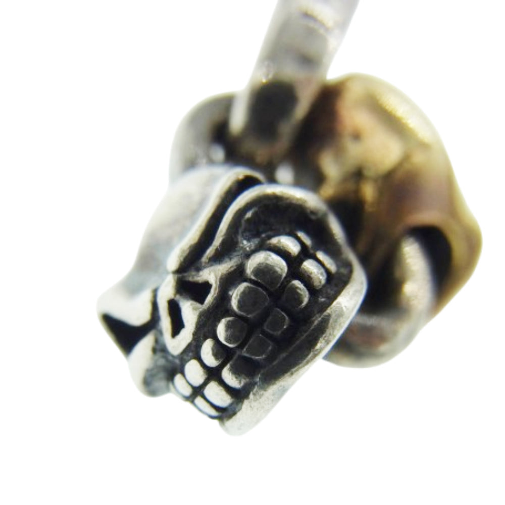 STARLIN GEAR スターリンギア 18K×SV Twinskull pendant ツイン スカル