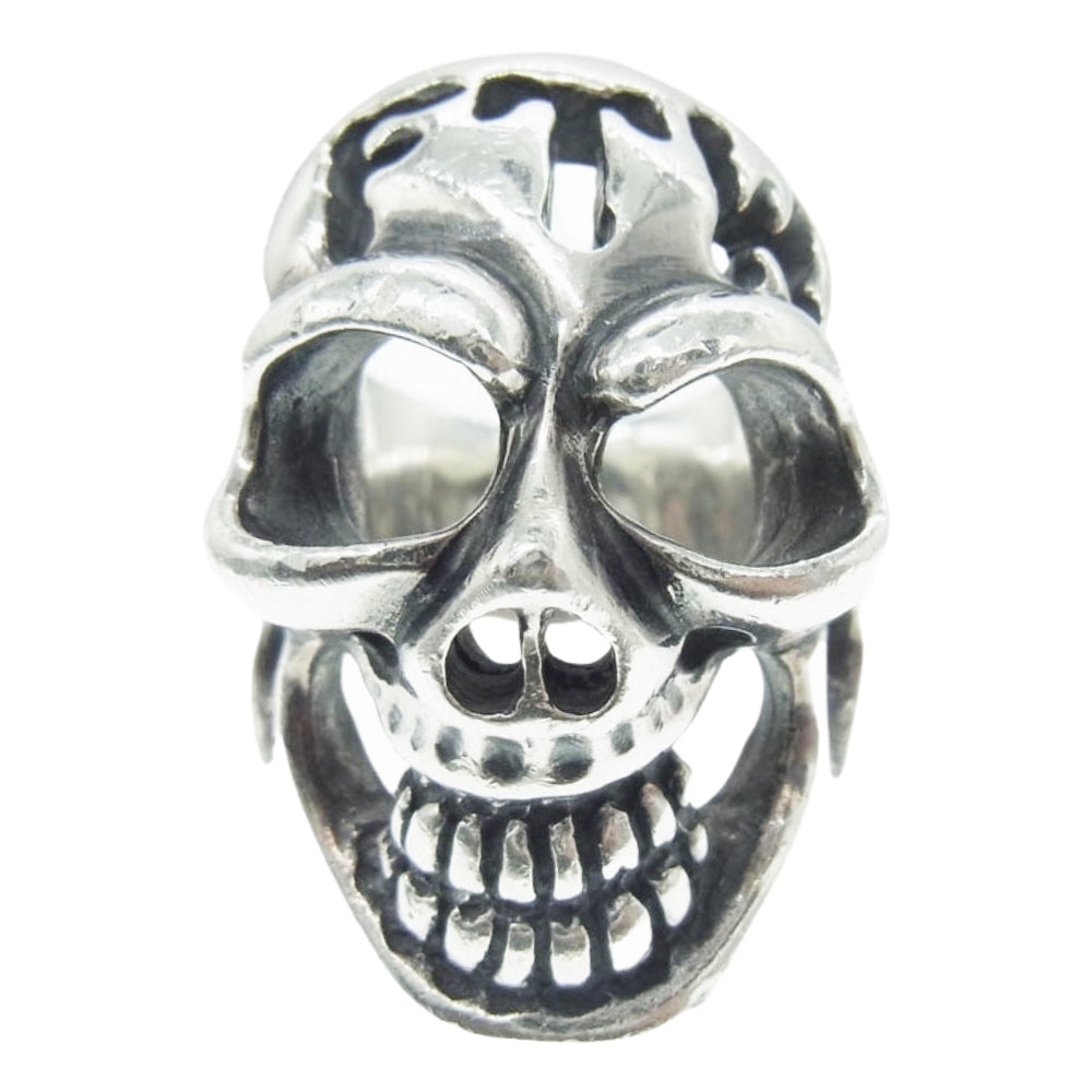 BILL WALL LEATHER ビルウォールレザー FTW MASTER SKULL マスタースカル リング シルバー系 22号【中古】