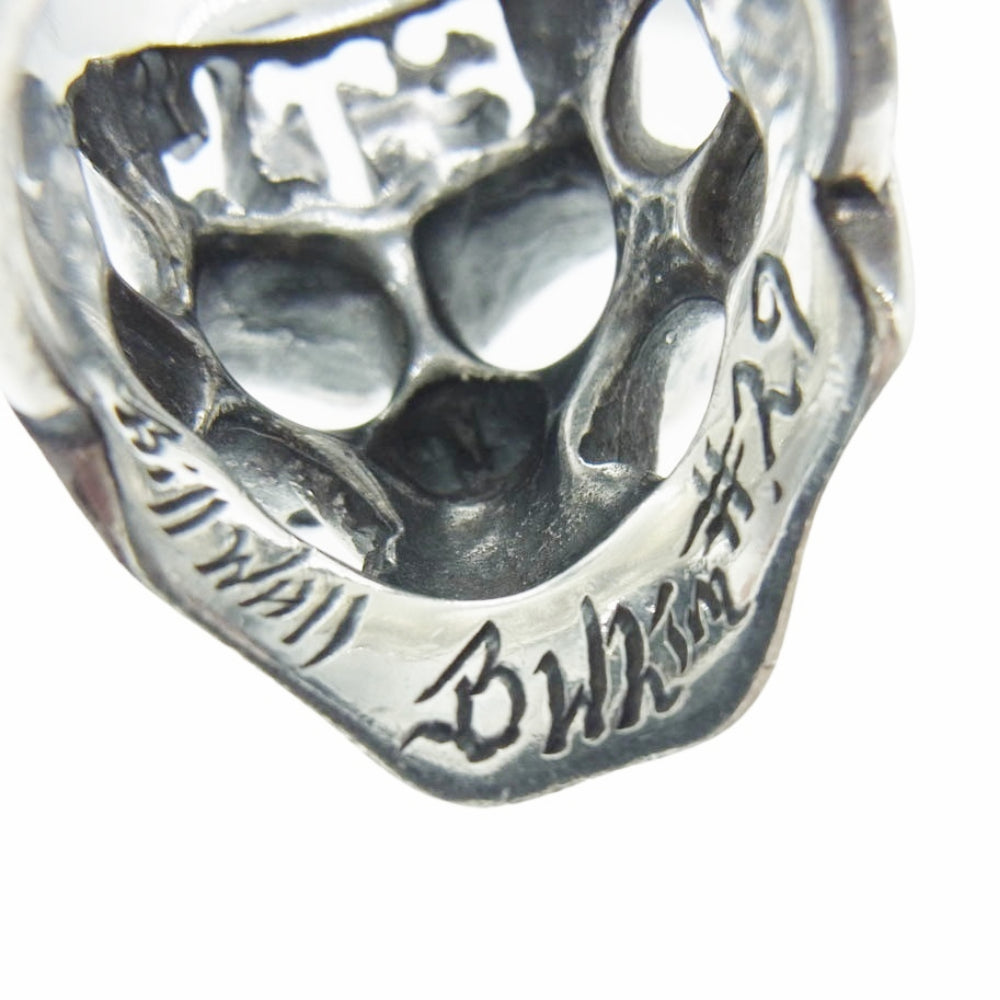 BILL WALL LEATHER ビルウォールレザー FTW MASTER SKULL マスタースカル リング シルバー系 22号【中古】