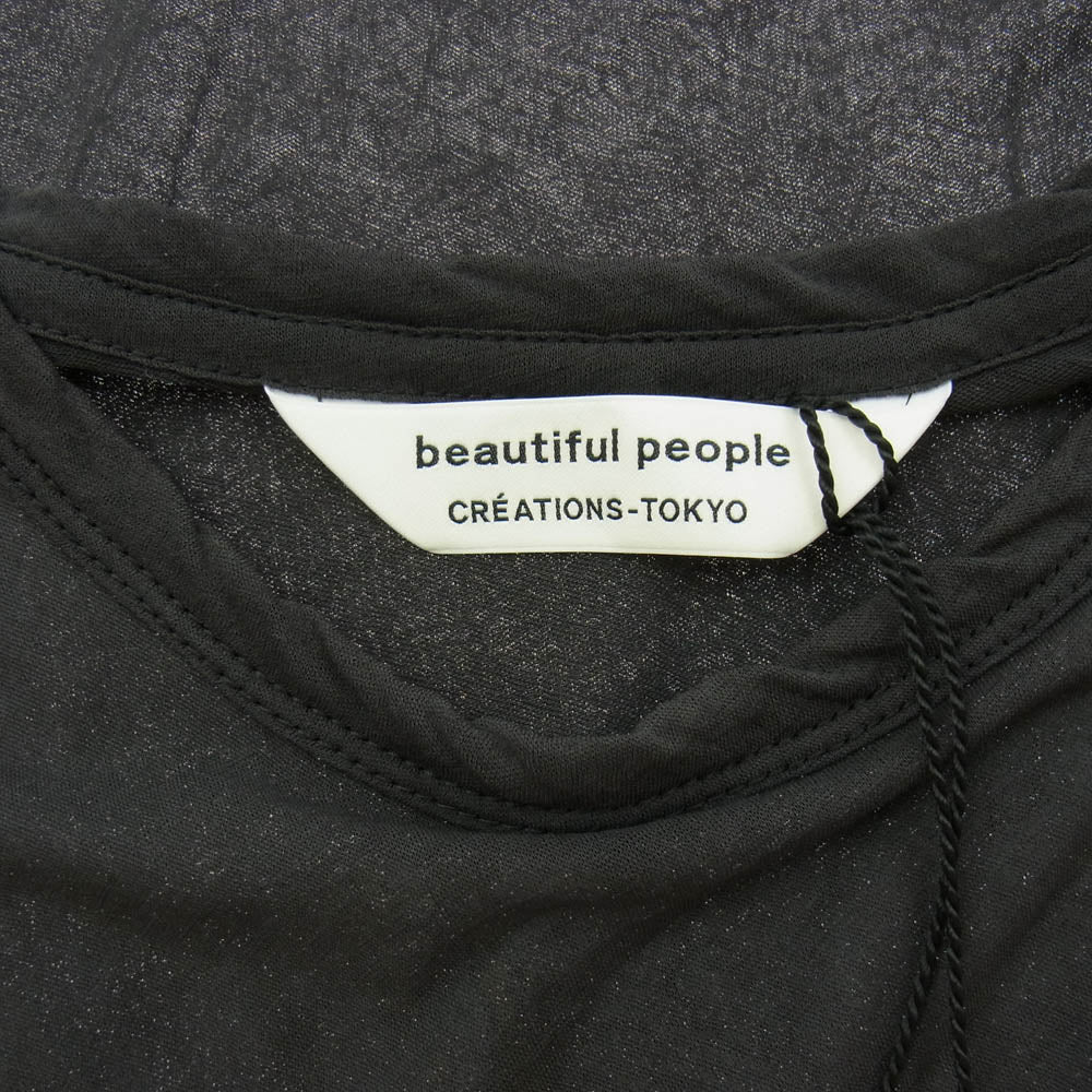 beautiful people ビューティフルピープル 1425310469 MEGADETH sheer jersey T-shirt メガデス バンド シアー ジャージー Tシャツ 半袖 ブラック系 150【中古】 beautiful people ビューティフルピープル 1425310469 MEGADETH sheer