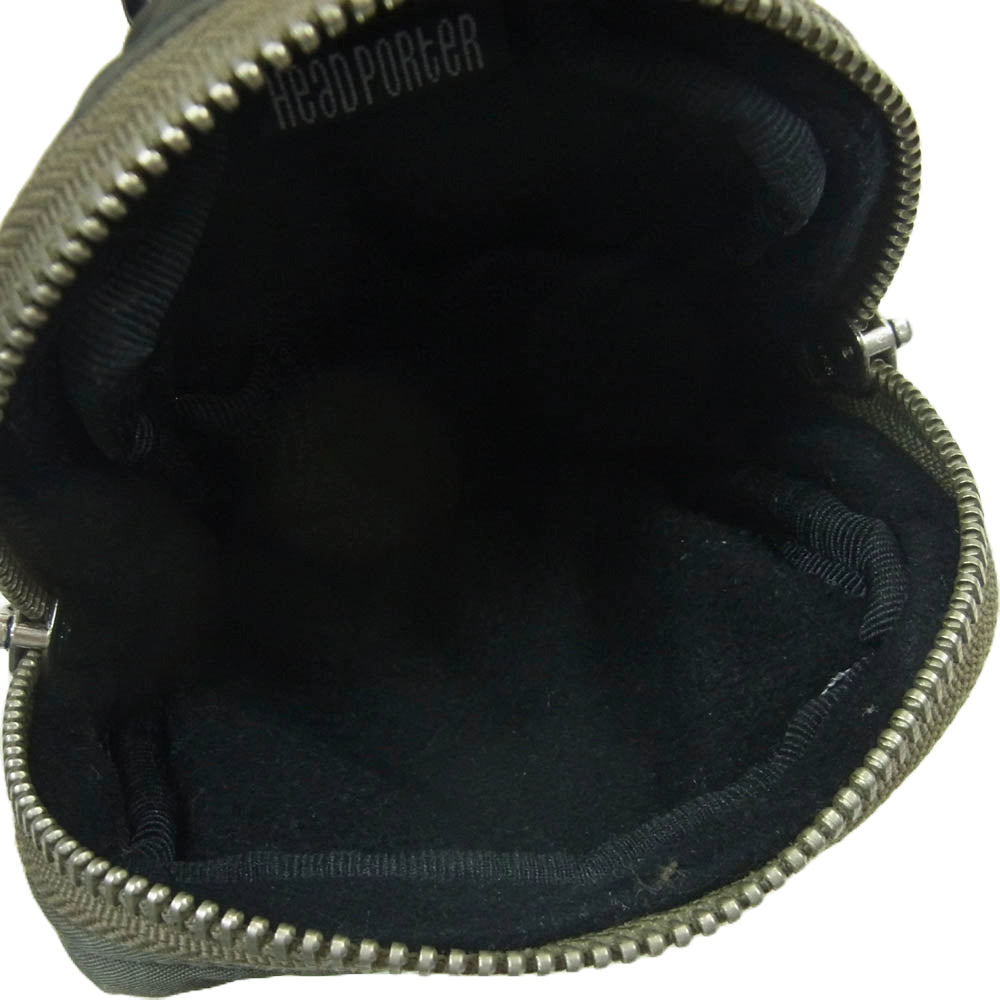 PORTER ポーター HEAD PORTER TANKER POUCH  ヘッドポーター タンカー ポーチ グレイッシュグリーン系【中古】