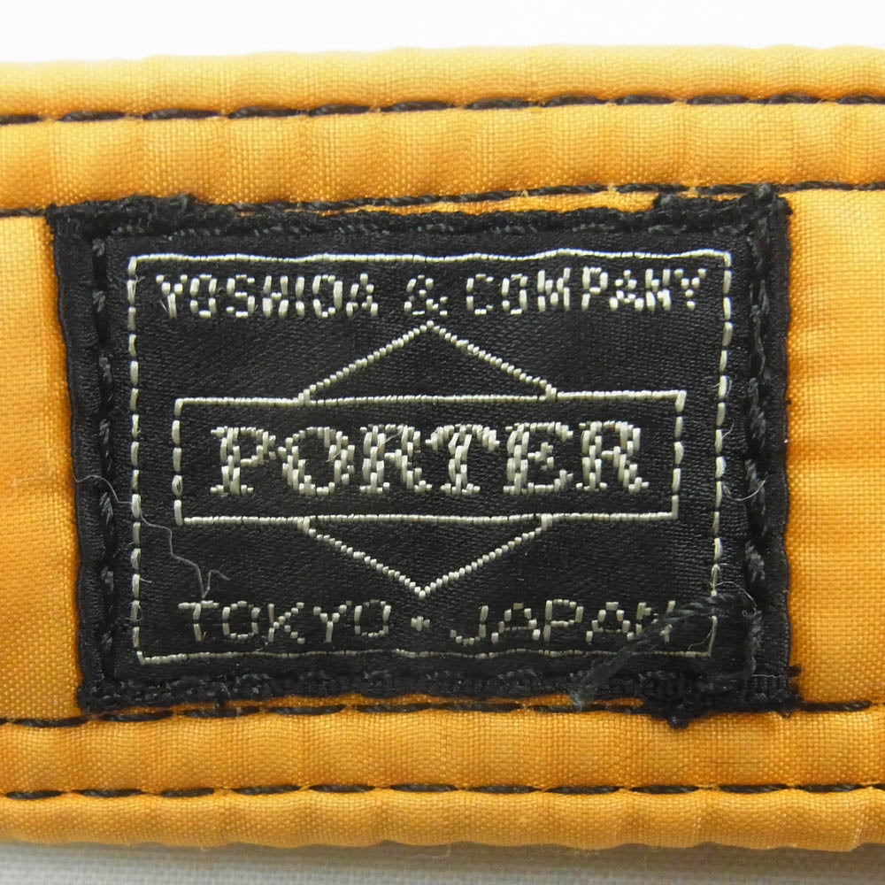 PORTER ポーター BEAMS ビームス TANKER タンカー ベルト ポーチ ブラック系 オレンジ系【中古】