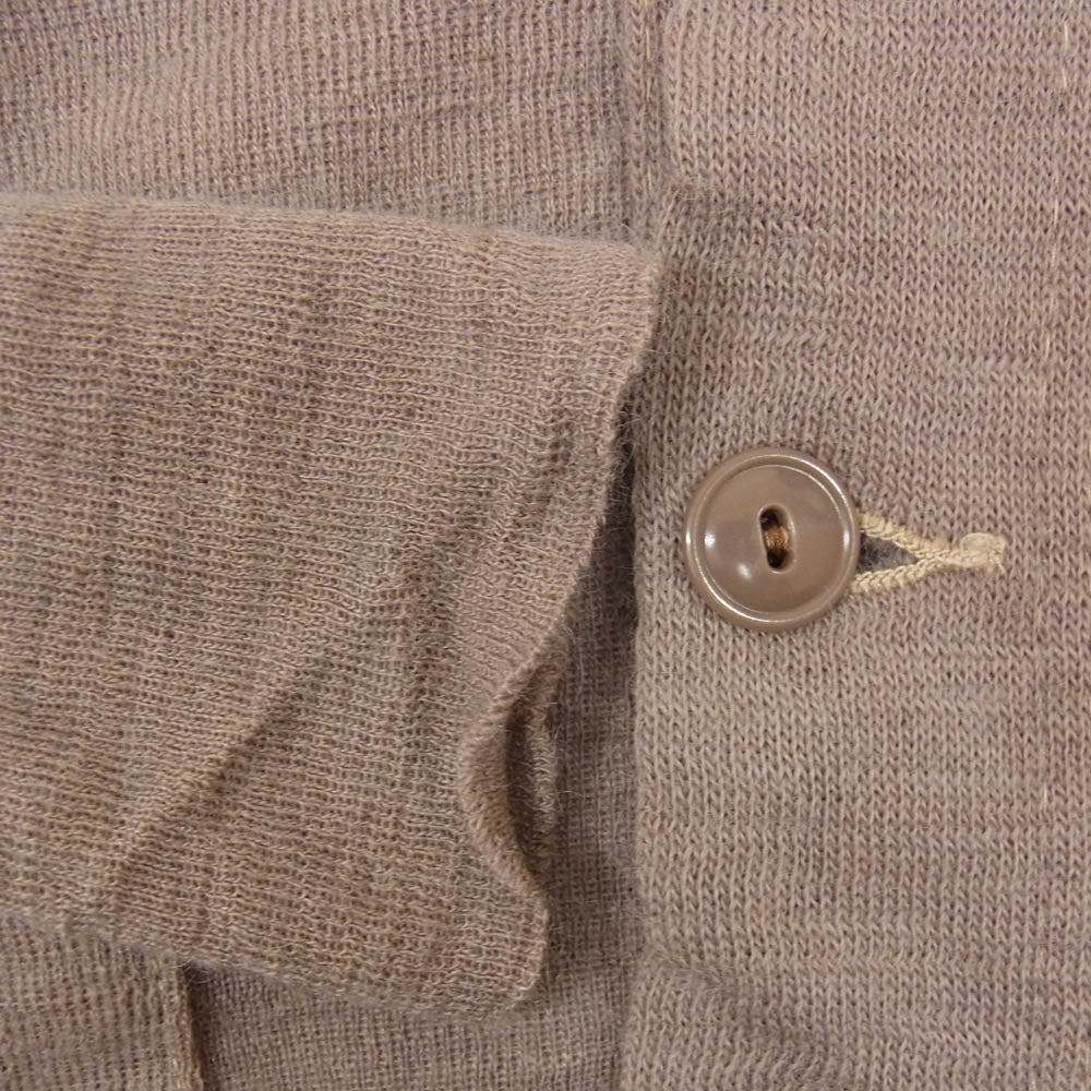50s PILGRIM ピルグリム ワーク カーディガン ブラウン系 サイズ表記無【中古】